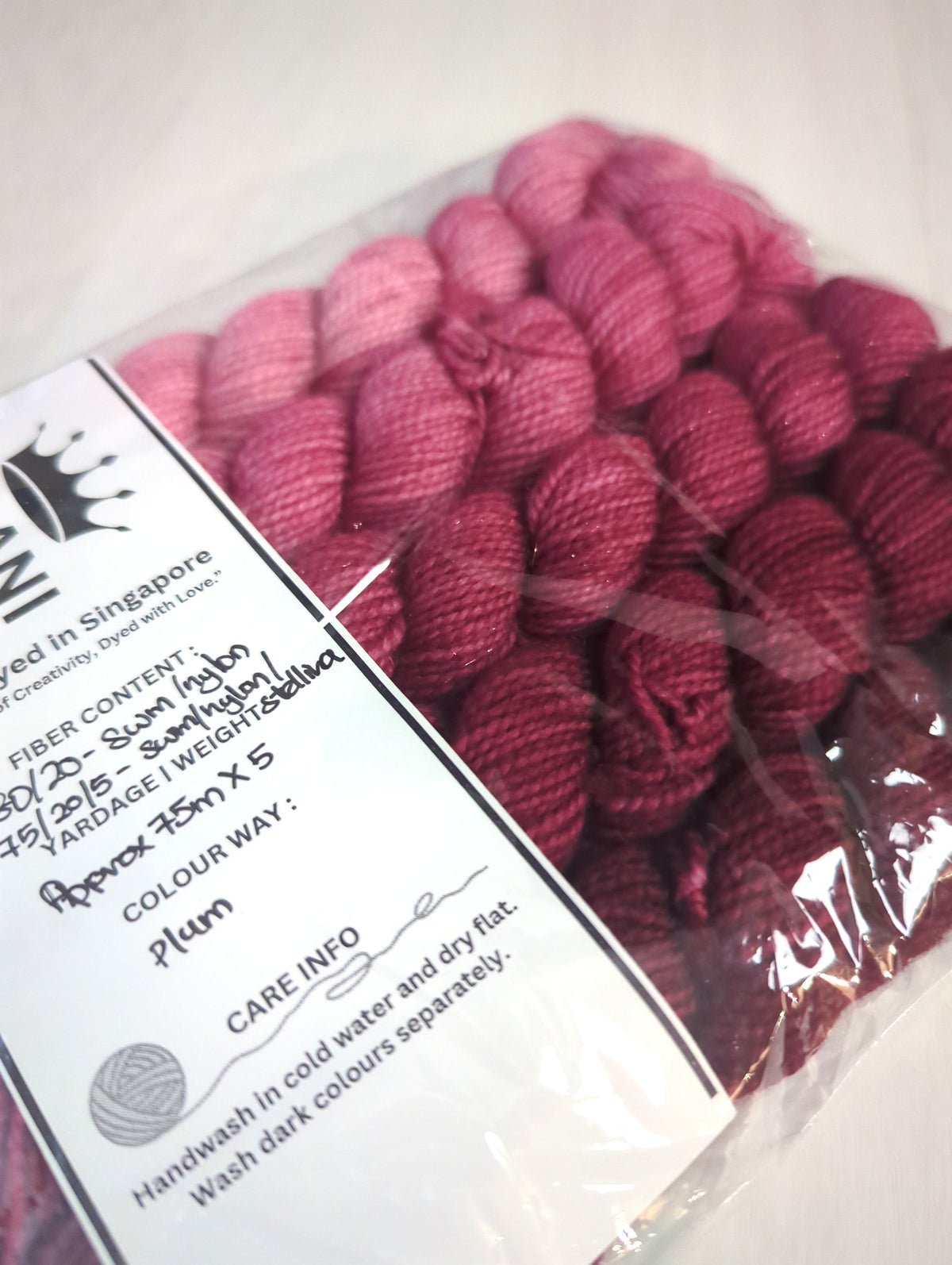 Nirani Luxe Yarns Hand Dyed Mini Sets (5 minis)