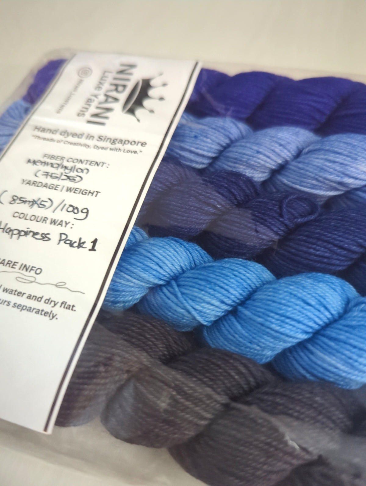 Nirani Luxe Yarns Hand Dyed Mini Sets (5 minis)