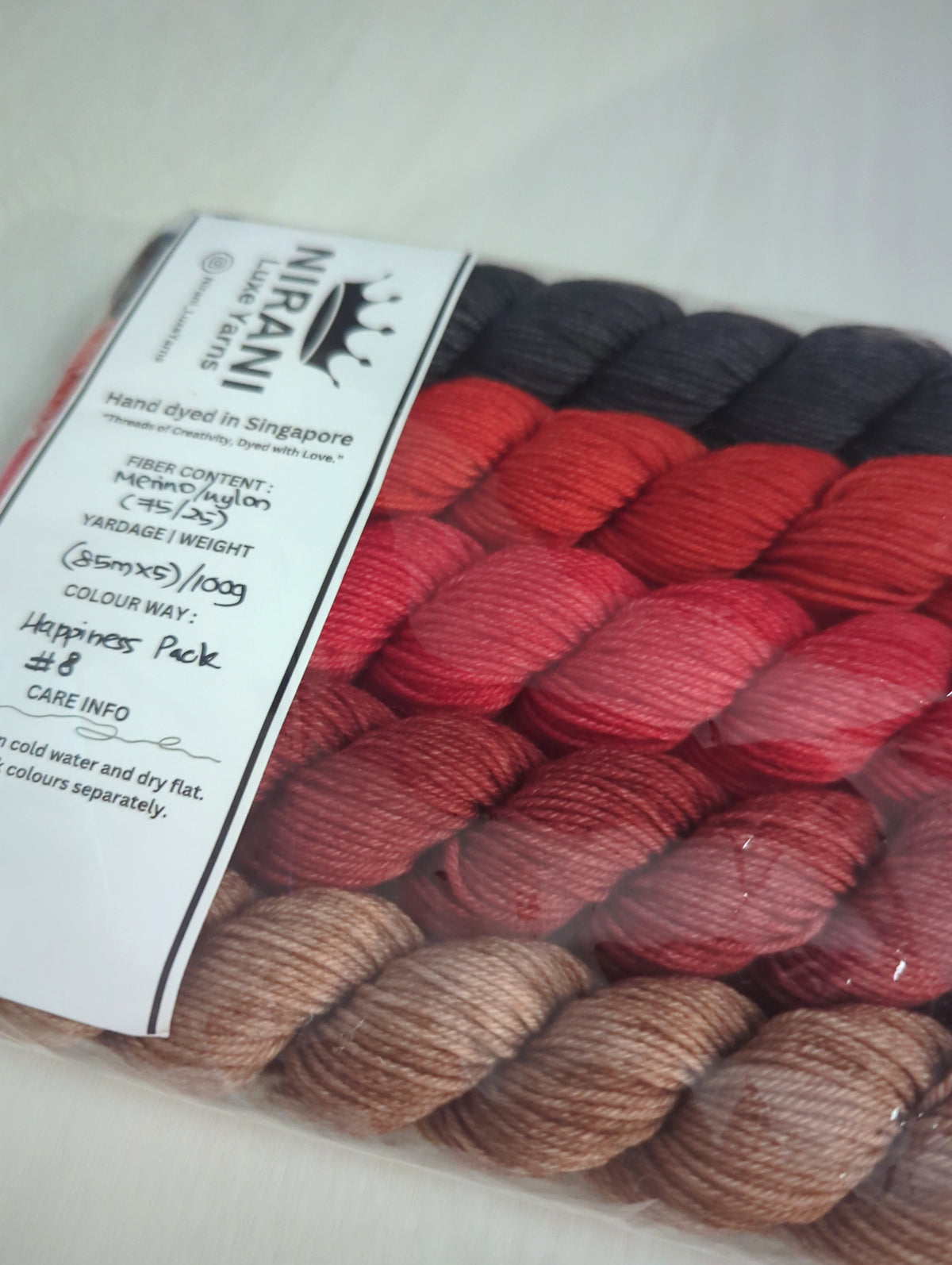 Nirani Luxe Yarns Hand Dyed Mini Sets (5 minis)
