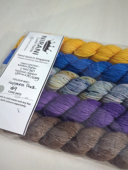 Nirani Luxe Yarns Hand Dyed Mini Sets (5 minis)