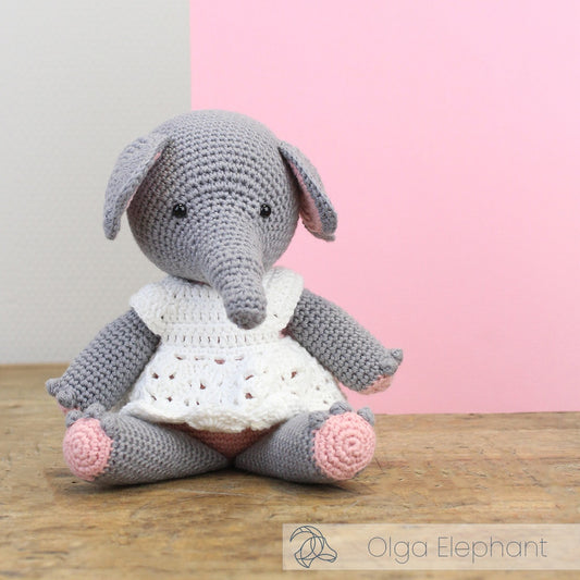 **NEW** Hardicraft Crochet Kits -  OLGA ELEPHANT