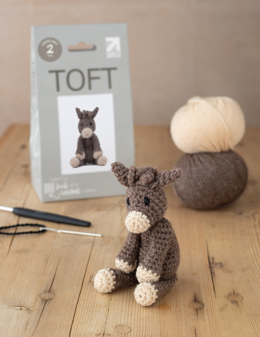 **NEW** TOFT Mini Angharad the Donkey Crochet Kit