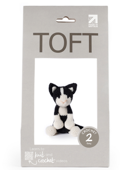 TOFT Paddy the Black and White Cat Crochet Kit
