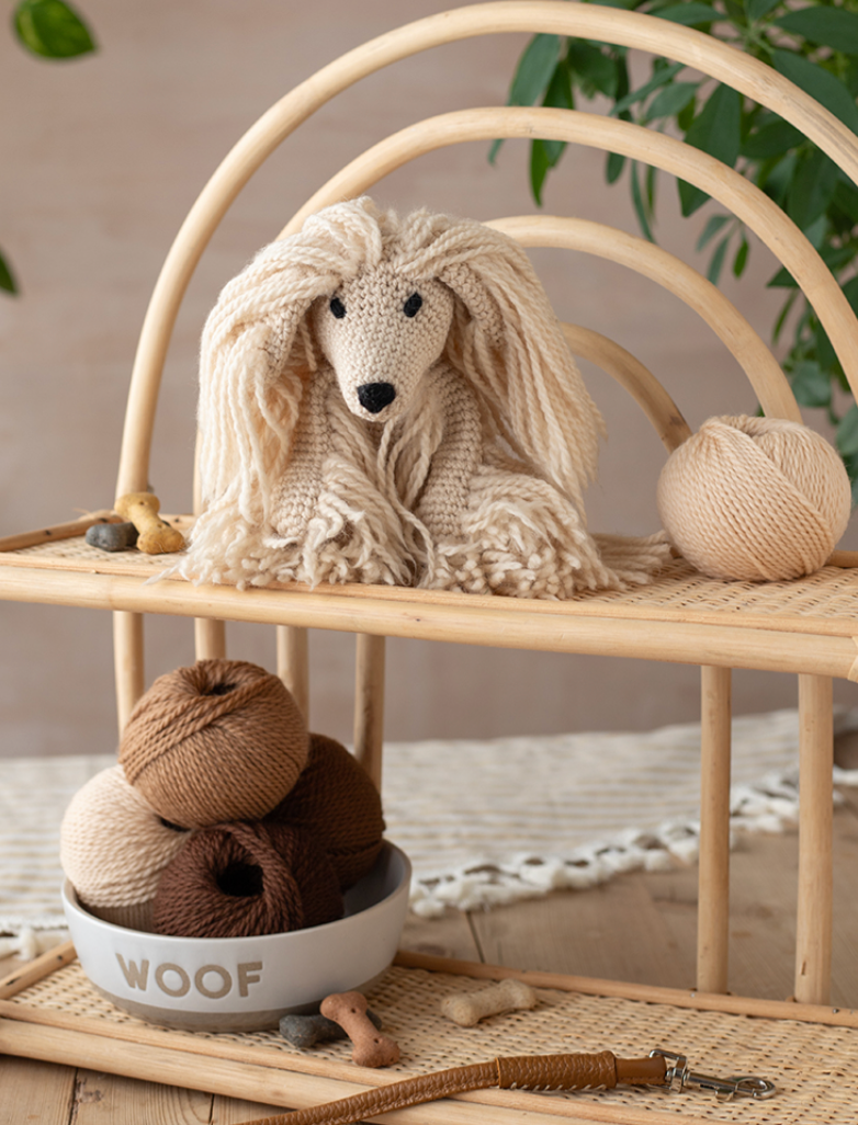 TOFT Amy the Afghan Hound Crochet Kit