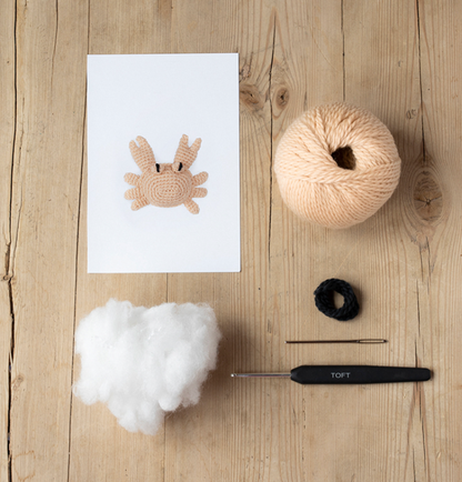 TOFT Mini Cedric the Crab Crochet Kit