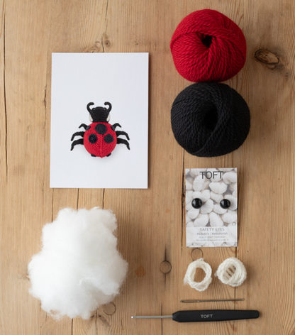 TOFT Mini Ava the Ladybird Crochet Kit