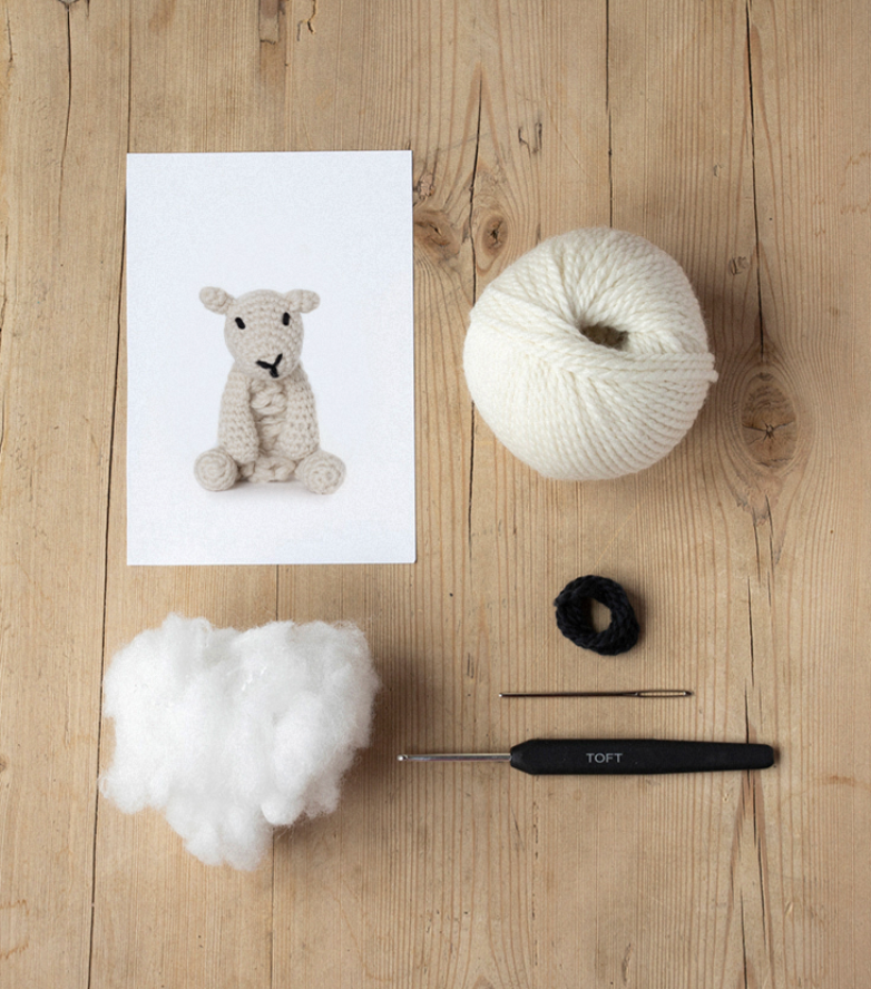 TOFT Mini Simon the Sheep Crochet Kit
