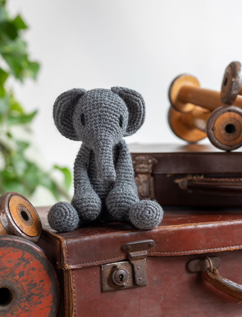 TOFT Bridget the Elephant Crochet Kit - 2 sizes