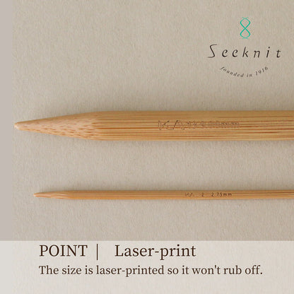Seeknit Koshitsu Double Pointed Needles 15cm/6" Set of 5