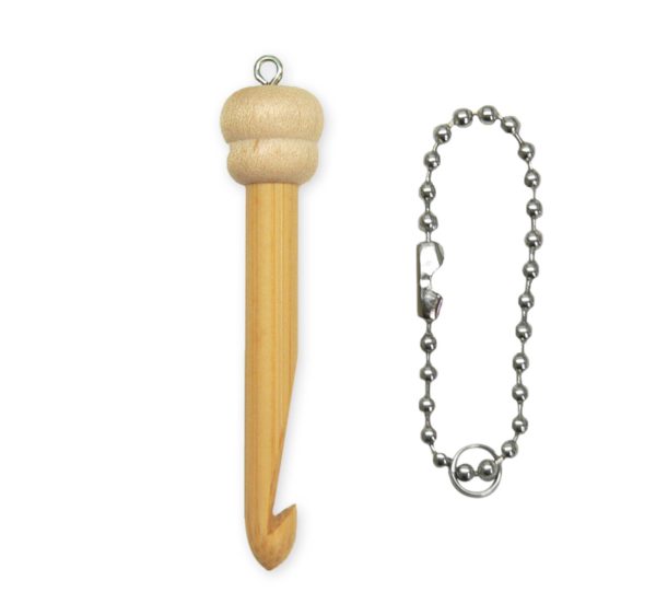 [56089/56635] Seeknit Bamboo Crochet Hook Keychain