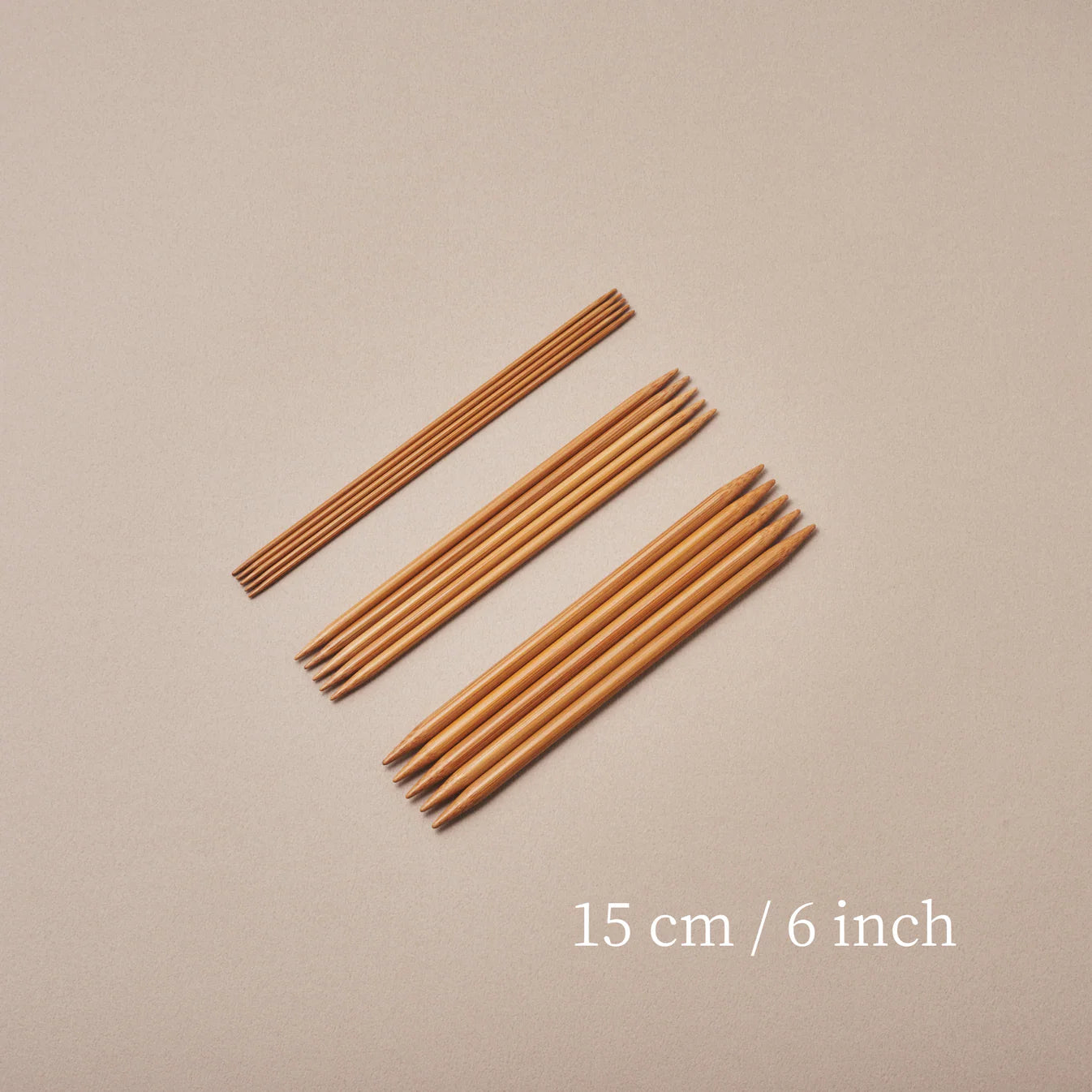 Seeknit Koshitsu Double Pointed Needles 15cm/6" Set of 5