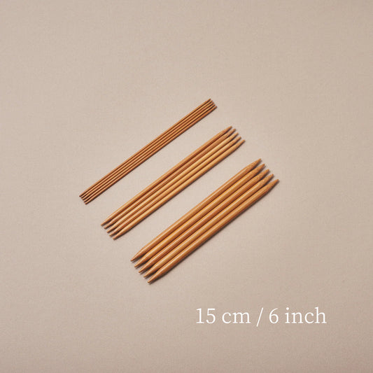 Seeknit Koshitsu Double Pointed Needles 15cm/6" Set of 5