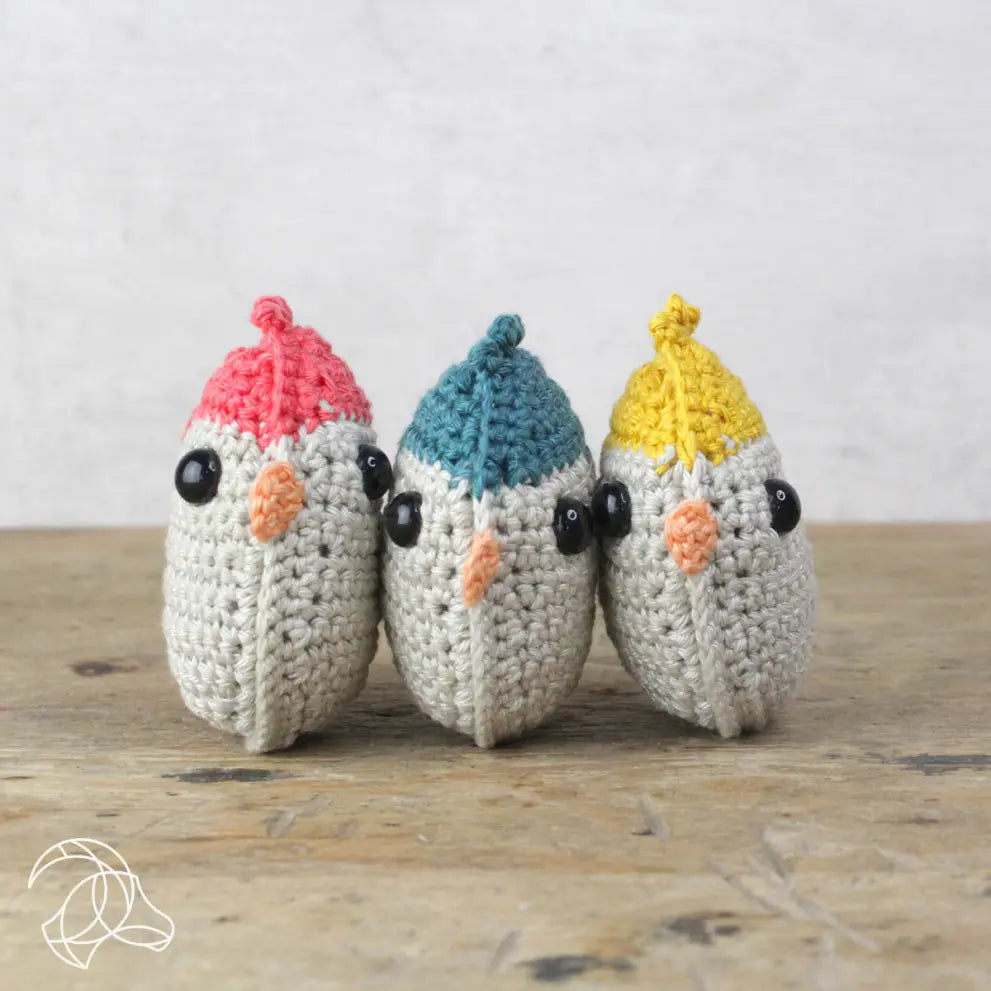 Hardicraft Crochet Kits -  BIRD (RED/YELLOW/BLUE)