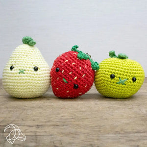 Hardicraft Crochet Kits - BAG HANGER STRAWBERRY