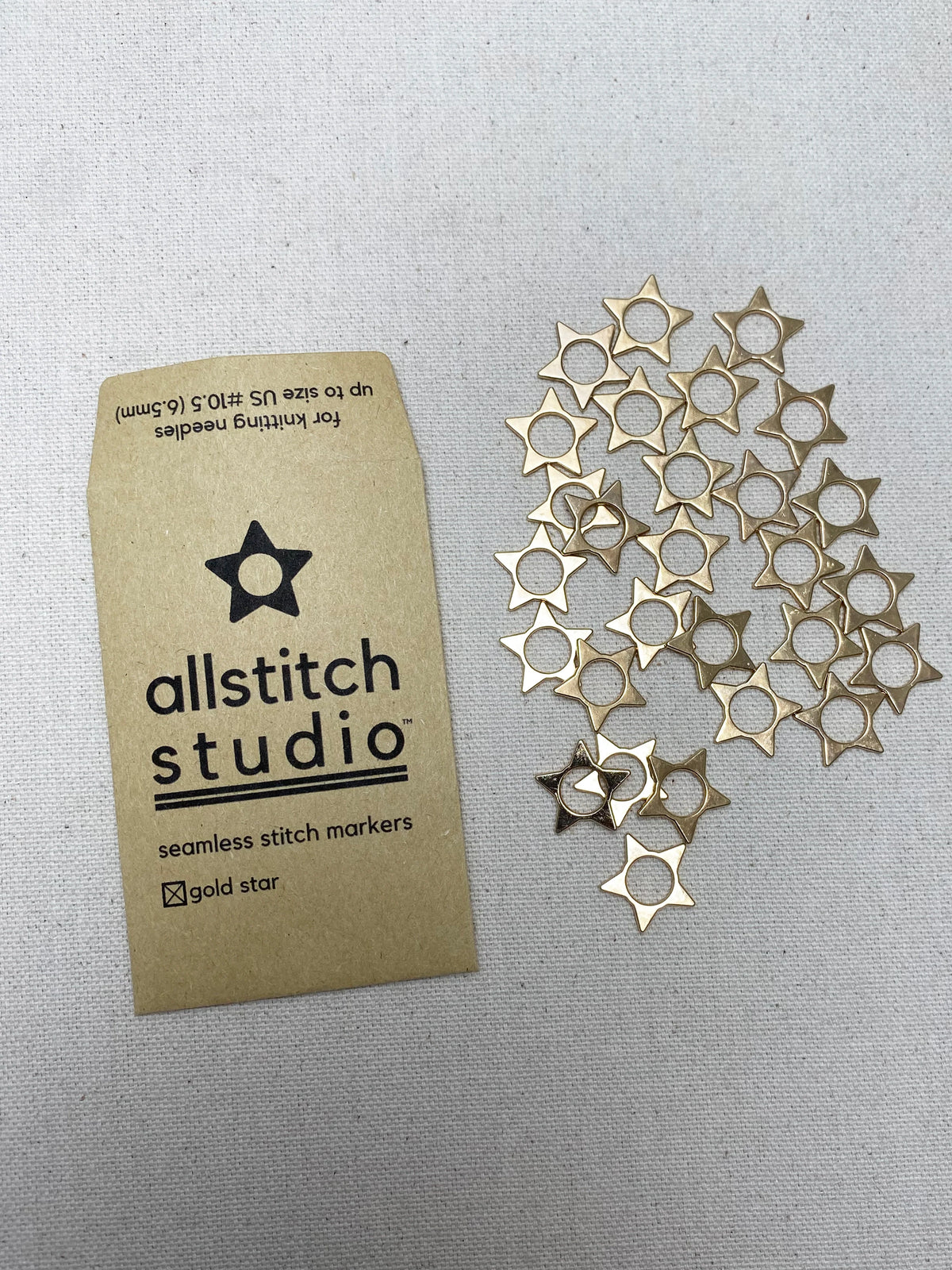Allstitch Stitch Markers - Star Rings (set of 28)