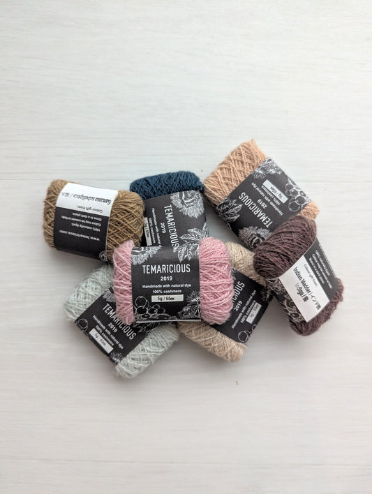 Temaricious Natural Dyed Cashmere Threads