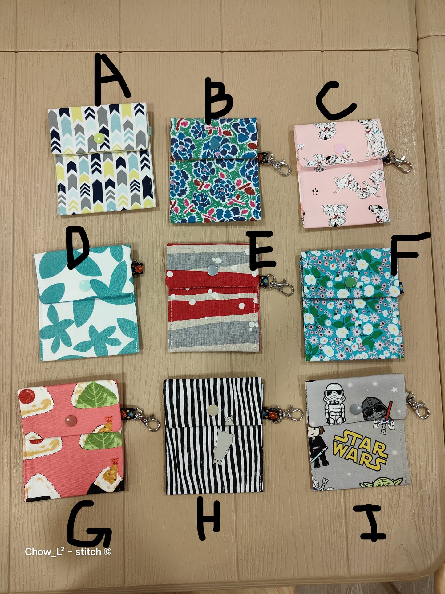 **NEW** Hand Sewn Handy Pouch (Medium) by Chow L²