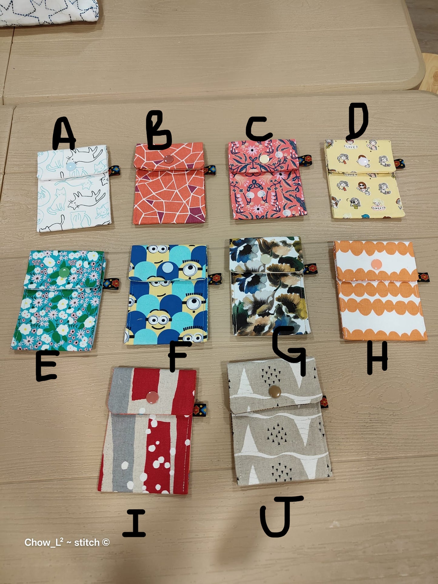 **NEW** Hand Sewn Handy Pouch (Small) by Chow L²