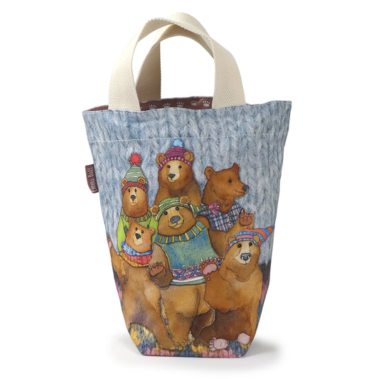 **NEW** Emma Ball Woolly Bears Small Bucket Bag