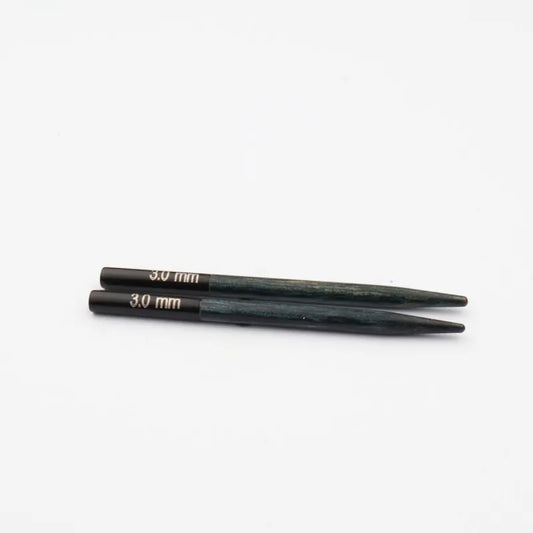 **NEW** Knitpro Denim Indigo Wood Mini Interchangeable Needles 2" (5CM)