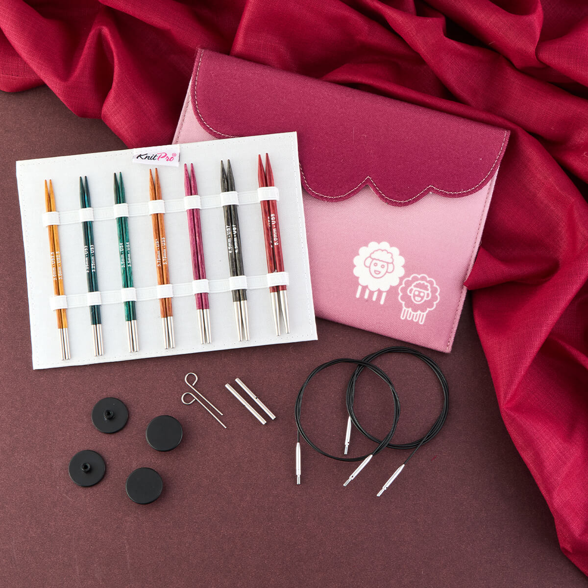 [200630] Knitpro Dreamz Midi Normal Interchangeable Needles Set (13cm)