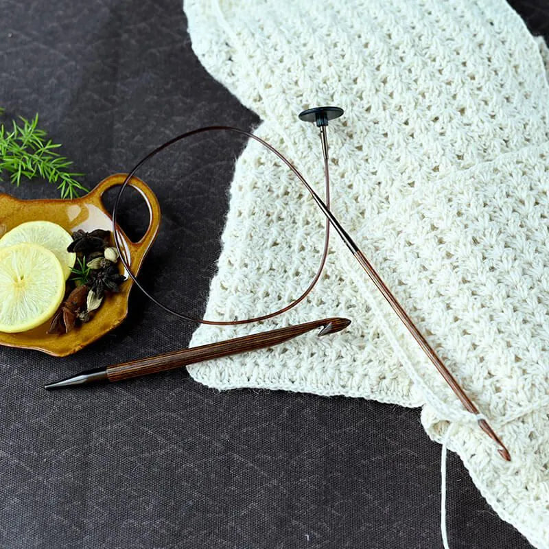 [PREORDER ONLY] Knitpro Ginger Tunisian Crochet Hook (Interchangeable)