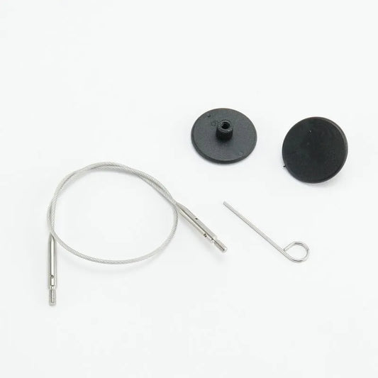 Knitpro GlideX Stainless Steel Fixed Cables