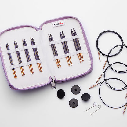 [19302] Knitpro J'adore Cubics Deluxe Special Interchangeable Knitting Needles Set (10cm/4")
