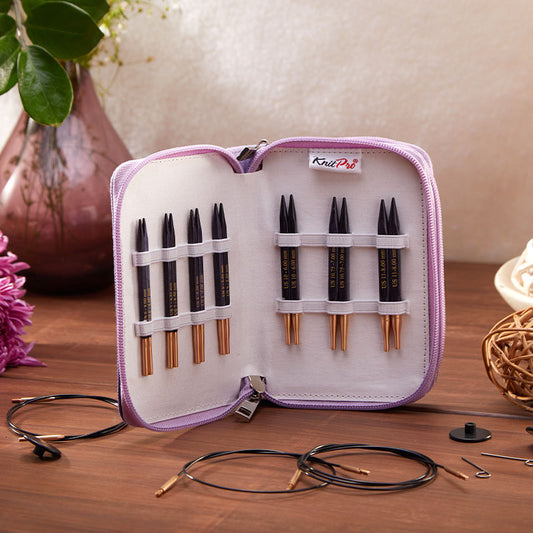 [19302] Knitpro J'adore Cubics Deluxe Special Interchangeable Knitting Needles Set (10cm/4")