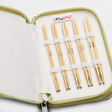 Load image into Gallery viewer, [22552] Knitpro Bamboo Starter Interchangeable Circular Needle Set