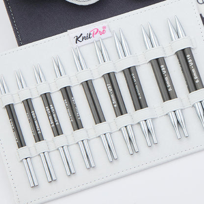 [41637] Knitpro Karbonz Special Interchangeable Knitting Needles Set - 10cm (Deluxe)