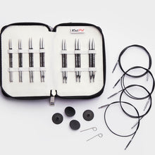 Load image into Gallery viewer, [41632] Knitpro Karbonz Midi Special Interchangeable Knitting Needles Set - 10cm
