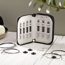 Load image into Gallery viewer, [41632] Knitpro Karbonz Midi Special Interchangeable Knitting Needles Set - 10cm