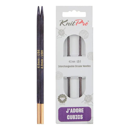 Knitpro J'adore Cubics Interchangeable Needles (10cm and 13cm)