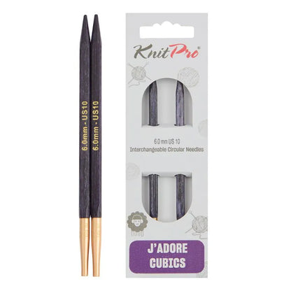Knitpro J'adore Cubics Interchangeable Needles (10cm and 13cm)
