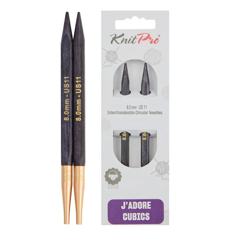 Knitpro J'adore Cubics Interchangeable Needles (10cm and 13cm)