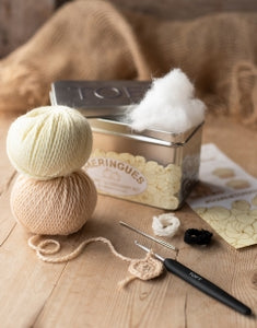 TOFT Meringues in a tin (Learn to Crochet Kit)