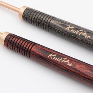 [30978/79] Knitpro Oasis Wooden Handles for Interchangeable Crochet Hooks