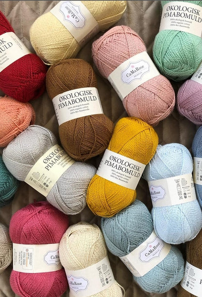 **NEW** CaMaRose Økologisk Pimabomuld (100% Organic Pima Cotton)