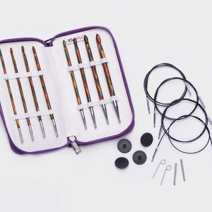 [20670] Knitpro Symfonie Wood Tunisian Crochet Hook Set