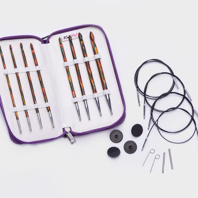 [20670] Knitpro Symfonie Wood Tunisian Crochet Hook Set