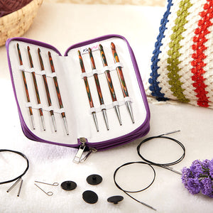 [20670] Knitpro Symfonie Wood Tunisian Crochet Hook Set