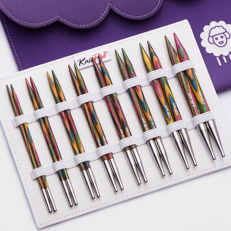 [20661] Knitpro Symfonie Wood Normal Interchangeable Knitting Needle Set (Deluxe)
