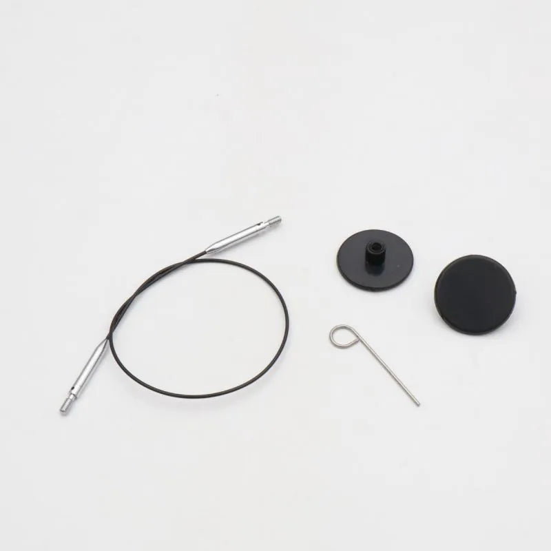 Knitpro Thin & Flex Nylon Coated 360 Swivel Cables