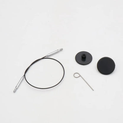 Knitpro Thin & Flex Nylon Coated 360 Swivel Cables