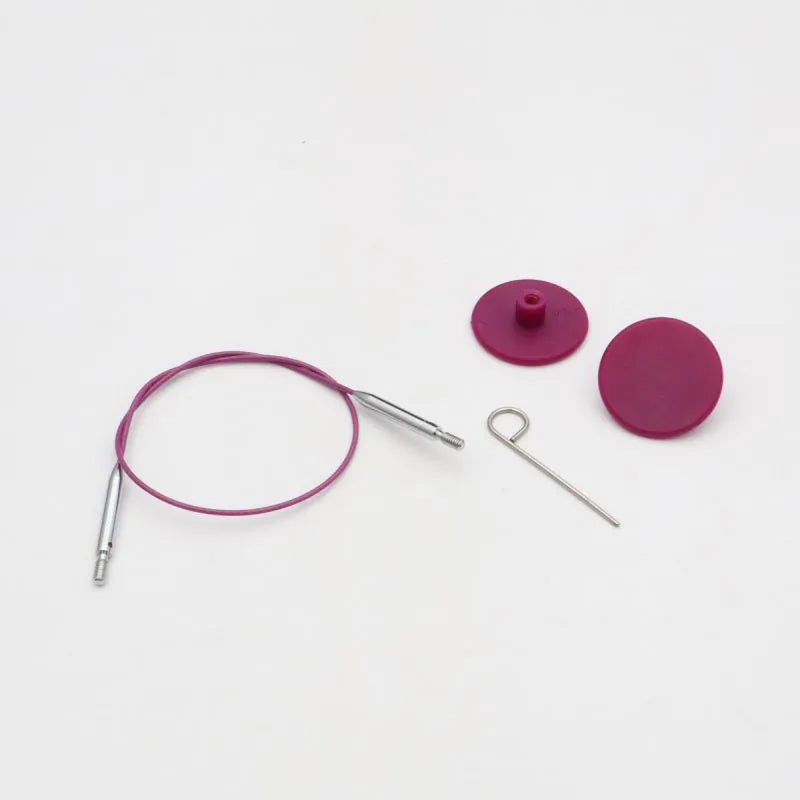 Knitpro Thin & Flex Nylon Coated 360 Swivel Cables