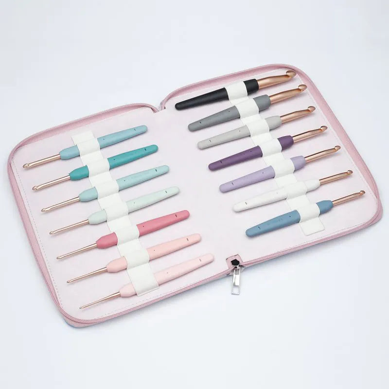 [30181] KnitPro Vybe Grande Single Ended Crochet Hook Set - 14 hooks
