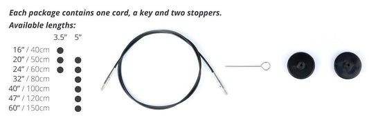 Lykke Interchangeable Knitting Cords