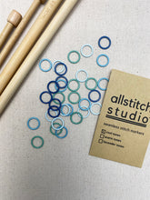 Load image into Gallery viewer, Allstitch Stitch Markers - 9mm Rings (Set of 32)