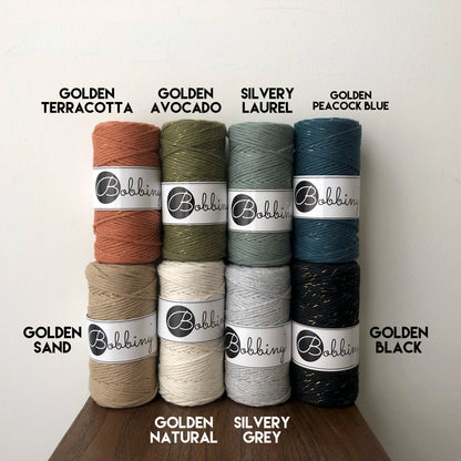 Bobbiny Cotton Macrame Cords (3mm)